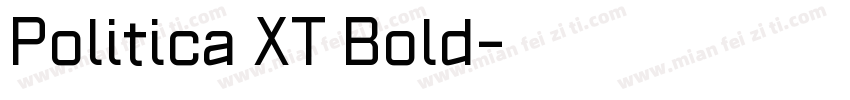 Politica XT Bold字体转换